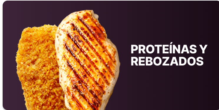 Proteínas y rebozados