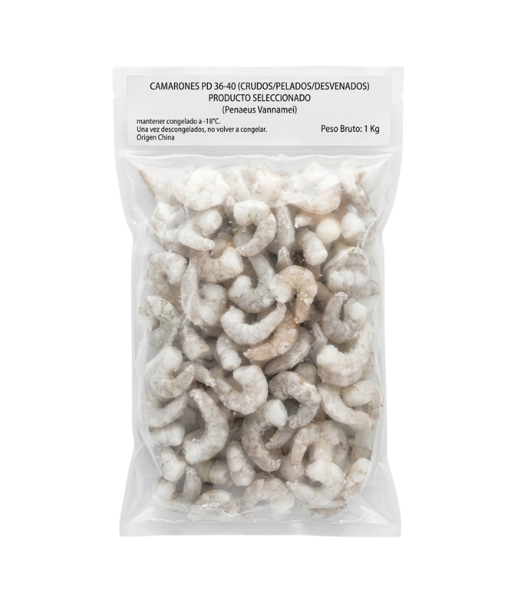Camarón Crudo Pelado Desvenado