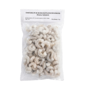 Camarón pelado desvenado seleccionado Caleta Sur