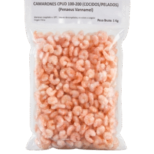 Camarón cocido pelado  100/200 - Caleta Sur