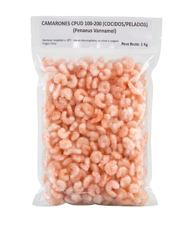 Camarón Cocido Pelado 100/200
