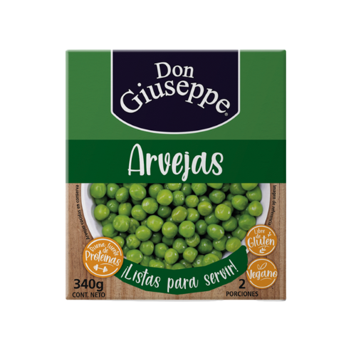 Arvejas Don Giussepe 340g 24 unidades