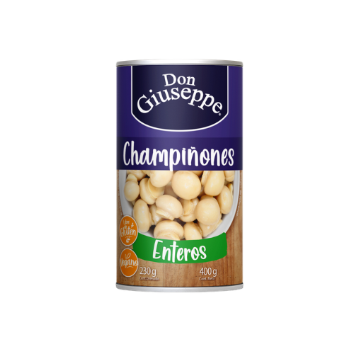 Champinones enteros Don Giussepe 400g 24 unidades
