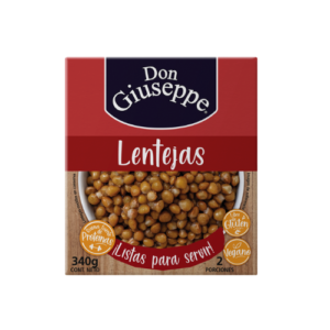 Lentejas Don Giussepe 340g 24 unidades