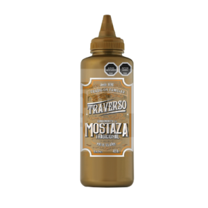 Mostaza fuerte vintage traverso  450 gr 10 unidades pet