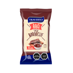 Salsa barbecue Traverso 1Kg 10 unidades