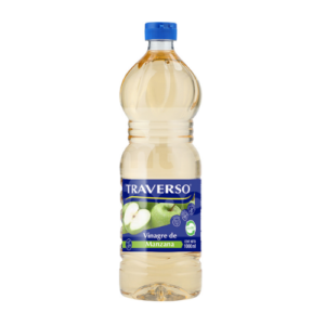 Vinagre de manzana Traverso 1 Litro 12 unidades
