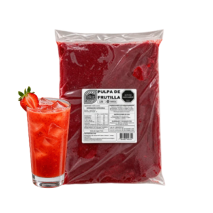 Pulpa Frutilla 1Kg 5 bolsas - Delicias del Prado