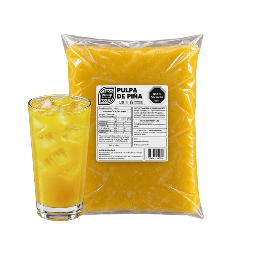 Pulpa de piña 1 Kg 5 bolsas – Delicias del Prado